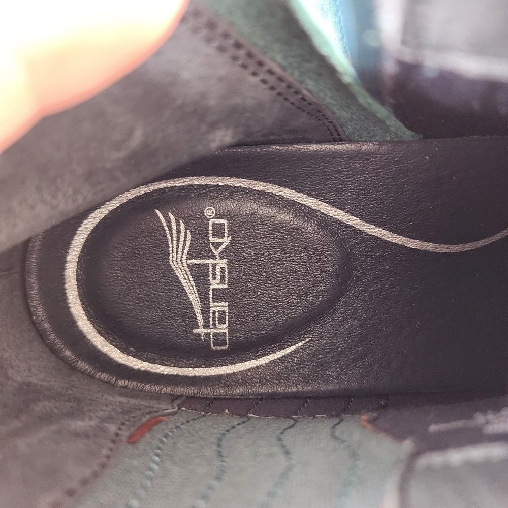 Dansko Larkin Teal Ankle Boots - Picture 9 of 11
